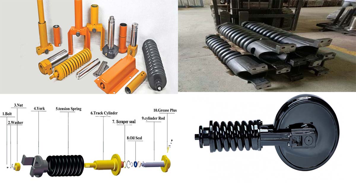 excavator track adjuster assy